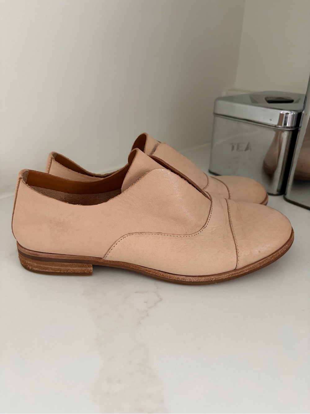 Kork Ease Leather Slip-On Oxford Shoes